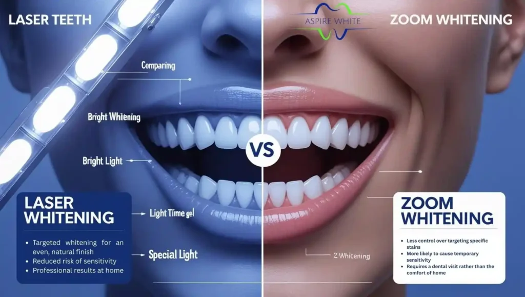 Laser Teeth Whitening vs. Zoom Whitening Croydon