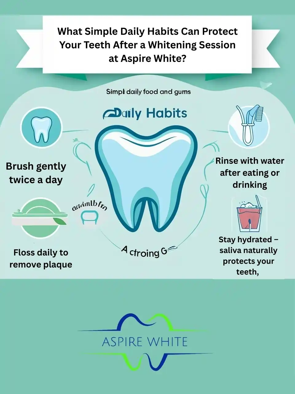 What Simple Daily Habits Can Protect Your Teeth After a Whitening Session at Aspire White Croydon